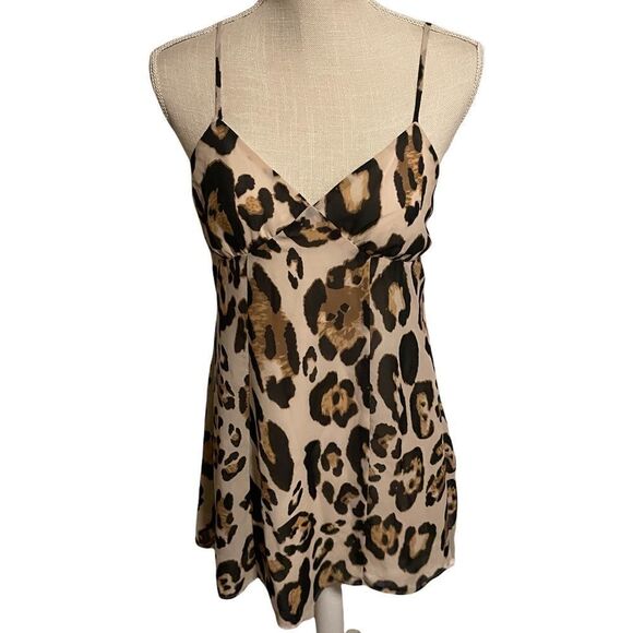 Show Me Your Mumu Winona Strappy Dress In Late Night leopard - Picture 1 of 7